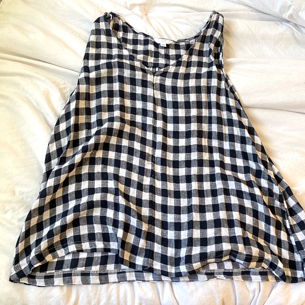 Checkered tank top